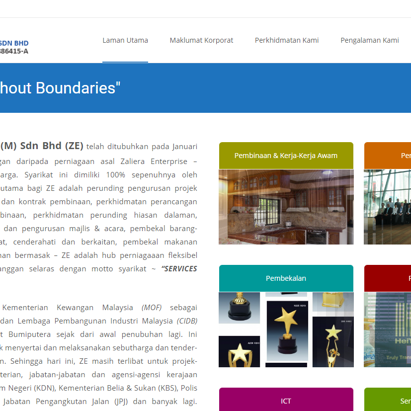 Zaliera Enterprise M Sdn Bhd – services without boundaries